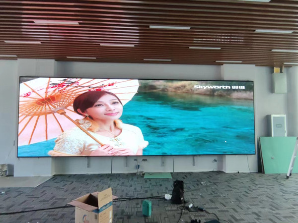 商洛市P1.53led小间距屏安装案例